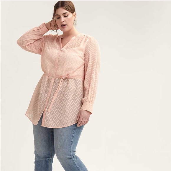 Love & Legend Tops - Love & Legend Pink Blouse